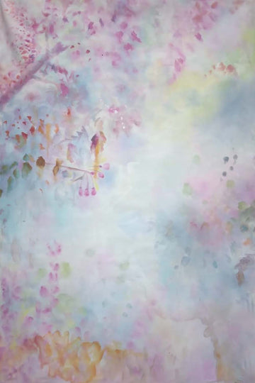 Canvas Autumn Abstract Painted Backdrop