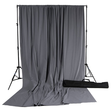 Dark Gray Solid Muslin Backdrop - Azuri Backdrops