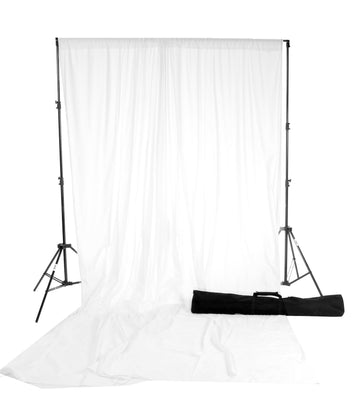 White Solid Muslin Backdrop - Azuri Backdrops