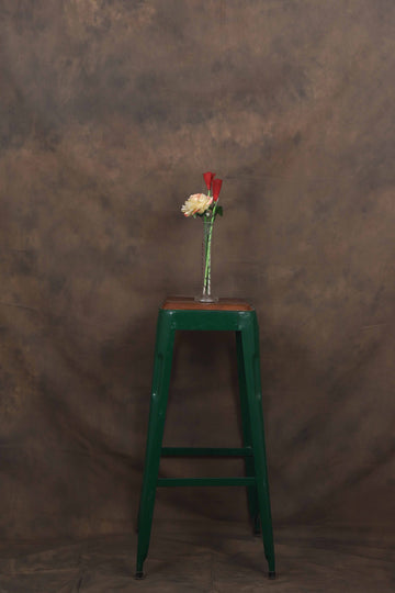 Rustic Brown Hand Painted Mottled Muslin Backdrop - Azuri Backdrops