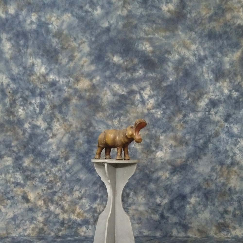Blue Studio Mottled Muslin Backdrop - Azuri Backdrops