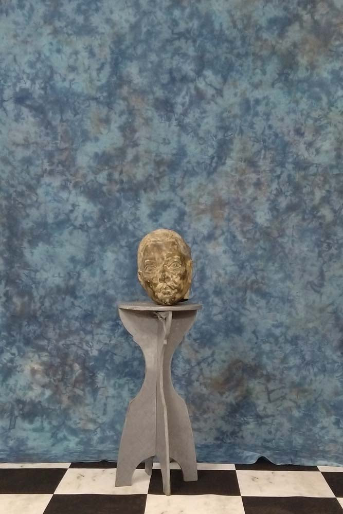 Blue Mottled Muslin Backdrop - Azuri Backdrops