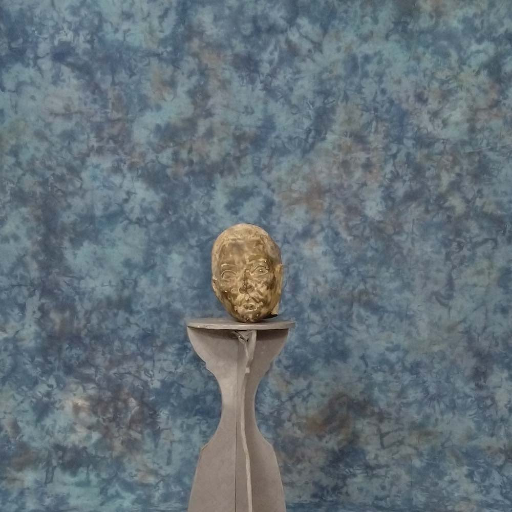 Blue Mottled Muslin Backdrop - Azuri Backdrops