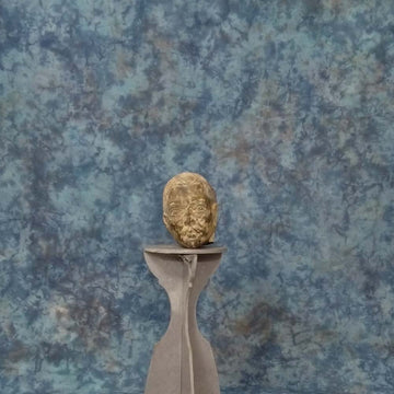 Blue Mottled Muslin Backdrop - Azuri Backdrops