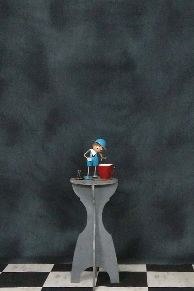 Midnight Mottled Muslin Backdrop - Azuri Backdrops