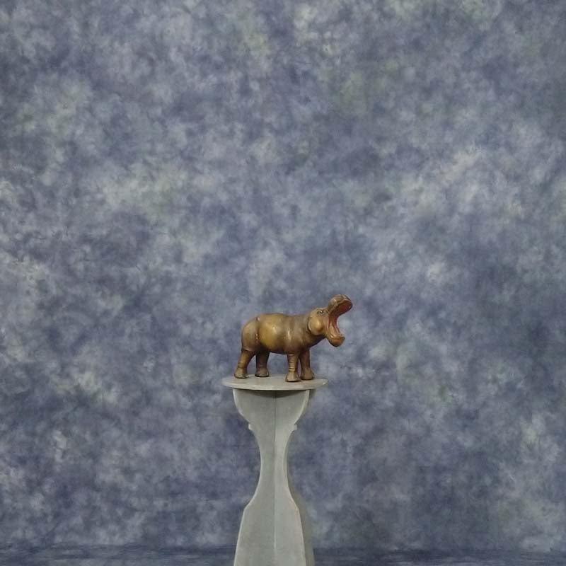 Dark Blue Mottled Muslin Backdrop - Azuri Backdrops