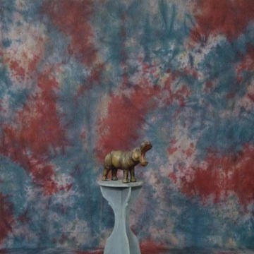 Red Cave Crush Mottled Muslin Backdrop - Azuri Backdrops
