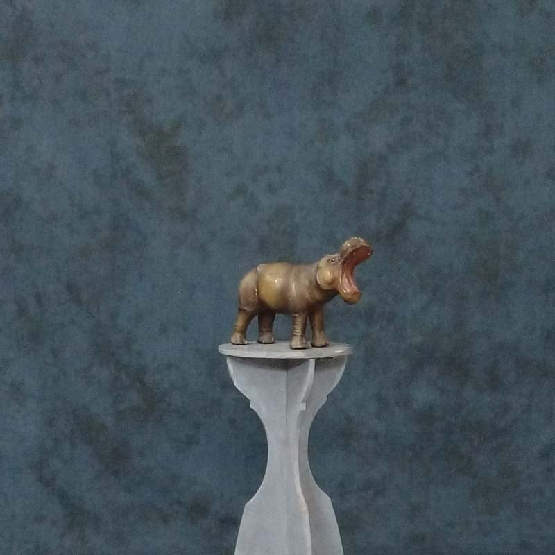 Dark Blue Crush Mottled Muslin Backdrop - Azuri Backdrops