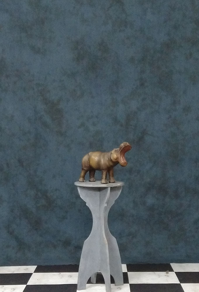 Dark Blue Crush Mottled Muslin Backdrop - Azuri Backdrops