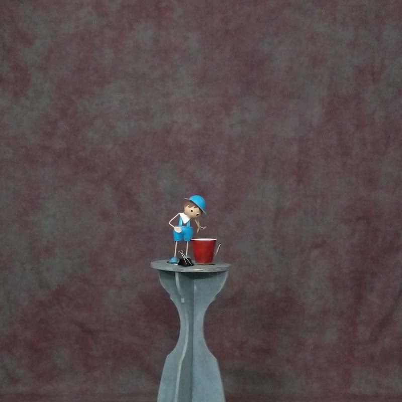 Rust Mottled Muslin Backdrop - Azuri Backdrops