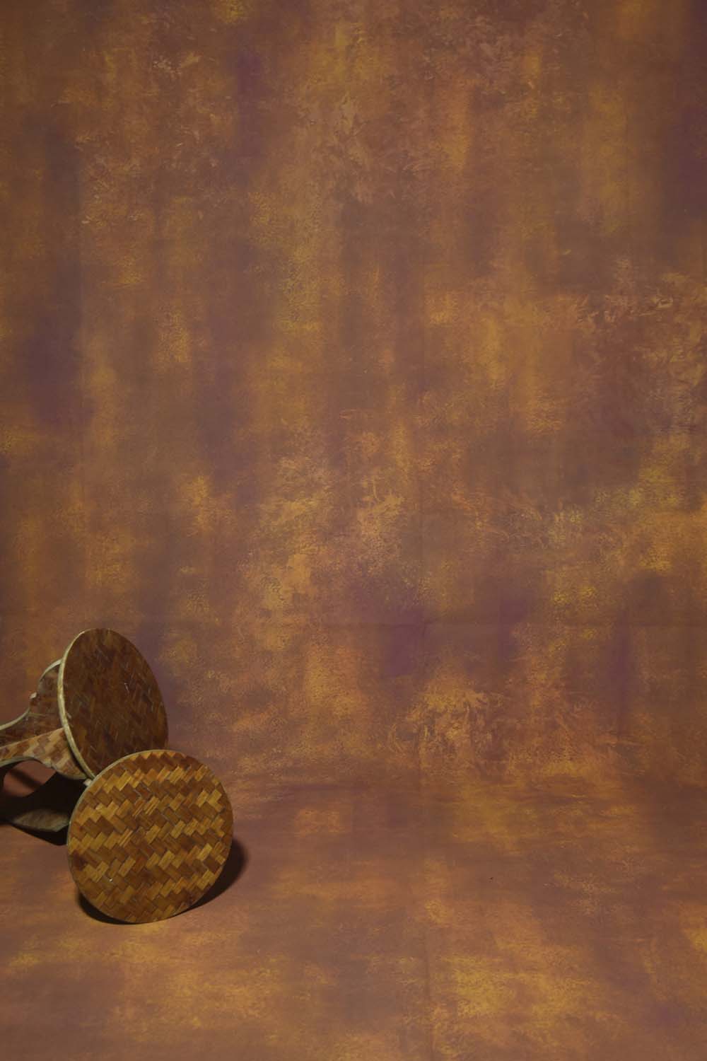 Canvas Rustic Orange Brown Painted Backdrop 515 - Azuri Backdrops