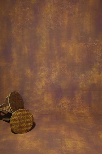 Canvas Rustic Orange Brown Painted Backdrop 515 - Azuri Backdrops