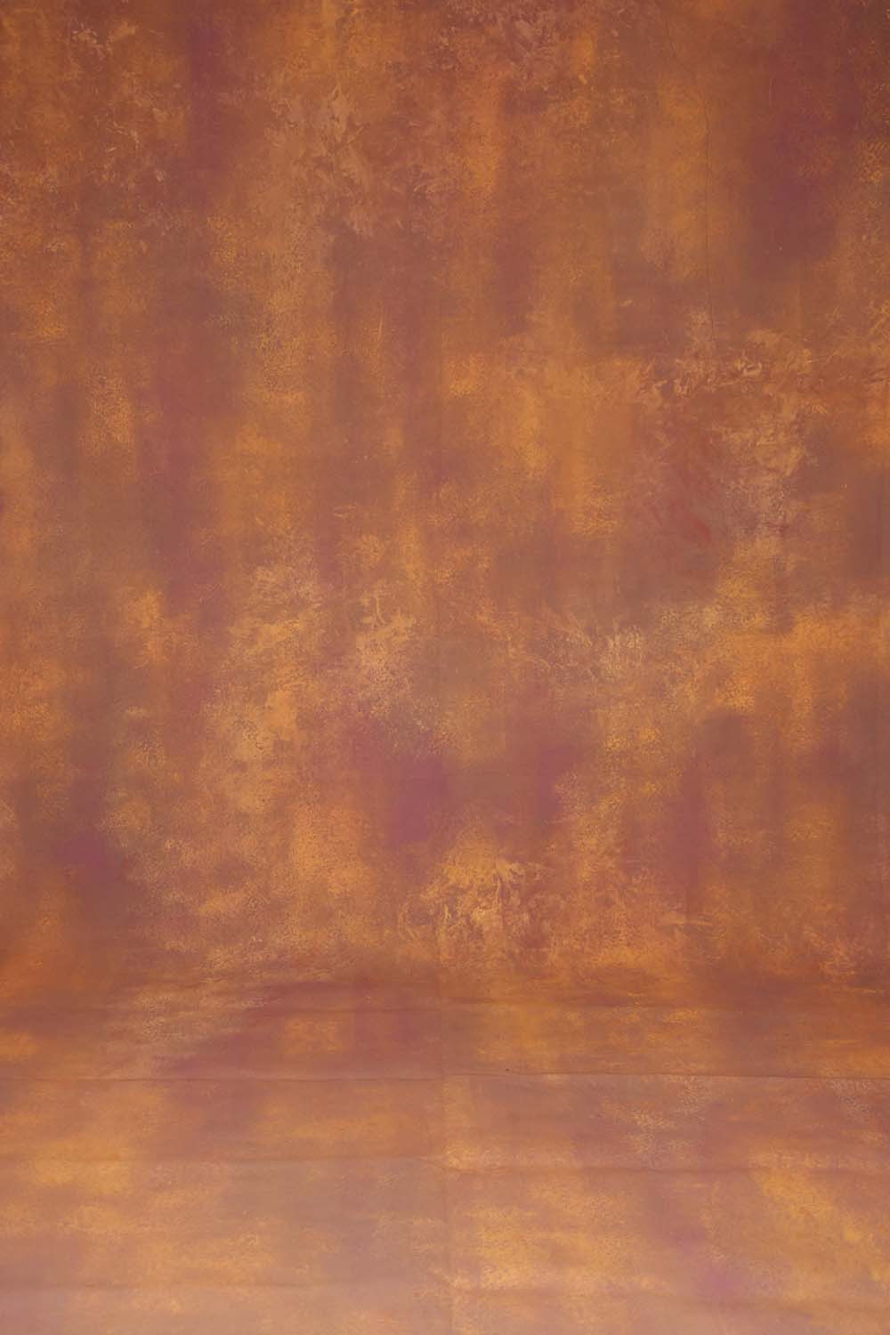 Canvas Rustic Orange Brown Painted Backdrop 515 - Azuri Backdrops