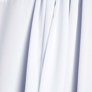 White Solid Muslin Wrinkle Resistant Backdrop - Azuri Backdrops