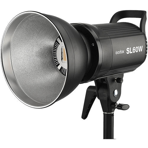 Godox SL60 60W 5600K Studio White Version LCD Panel LED Video Light (Black) - Azuri Backdrops