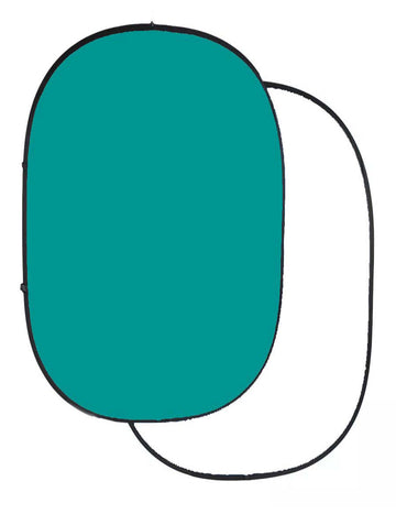 Teal /White Collapsible / Twistflex Backdrop