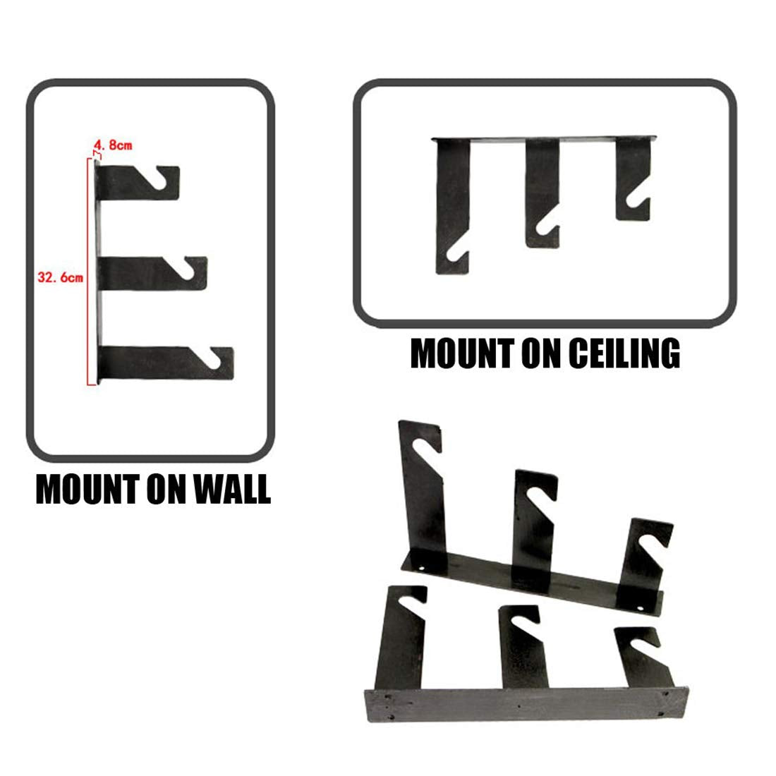 Background Support Stand for 3 Rollers Background Ceiling Photo Video Studio and Wall Mounting Manual Backdrop Roller System,Chain pully - Azuri Backdrops