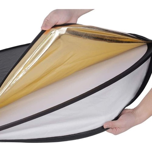 42 inch 5in1 Flexible Reflector ( silver, gold, black, white and translucent ) - Azuri Backdrops