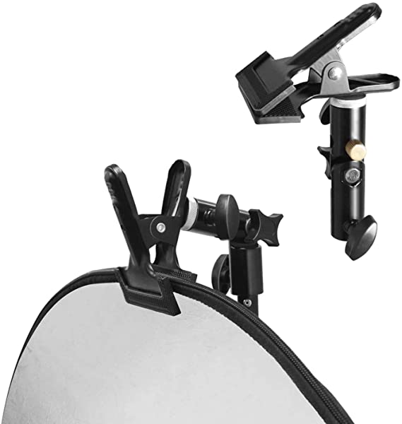 Photo Studio Heavy Duty Metal Clamp Holder with Light Stand - Azuri Backdrops