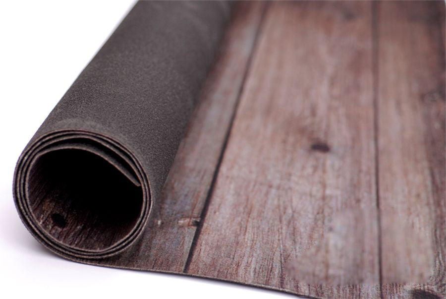 Charcoal Gray Wooden Floordrop - Azuri Backdrops