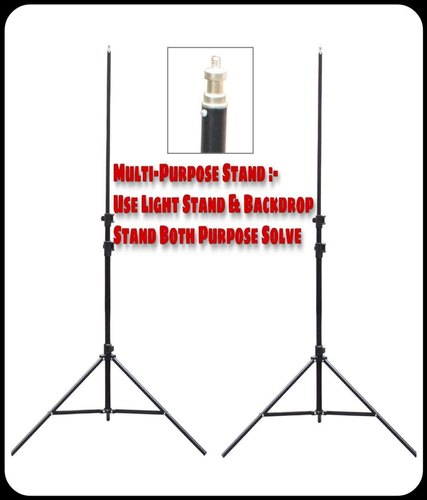 Backdrop Stand Setup Photo Studio Screen Background for Indoor-Outdoor, Commercial, YouTube Photography (9 x 9ft) - Azuri Backdrops