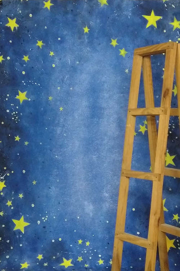Canvas Star Night Abstract Painted Backdrop