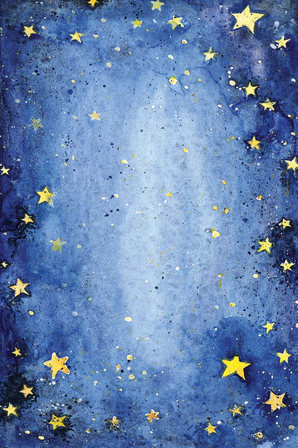 Canvas Star Night Abstract Painted Studio Backdrop