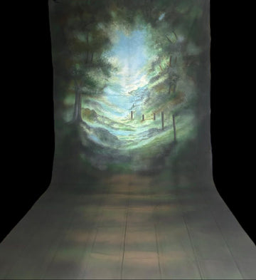 Forest Scenic Painted Backdrop 924
