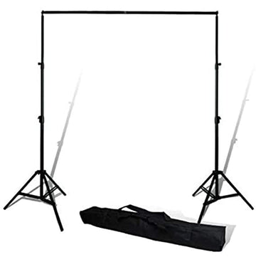 Backdrop Stand Setup Photo Studio Screen Background for Indoor-Outdoor, Commercial, YouTube Photography (9 x 9ft) - Azuri Backdrops