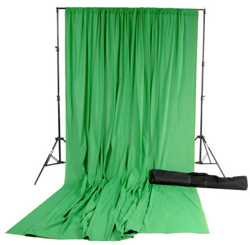 Chroma Green Solid Muslin Backdrop - Azuri Backdrops