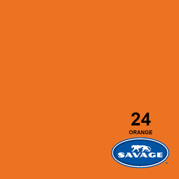 Savage Seamless Background Paper - #24 Orange - Azuri Backdrops
