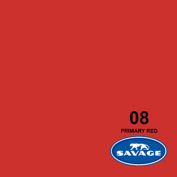 Savage Seamless Background Paper - #08 Primary Red