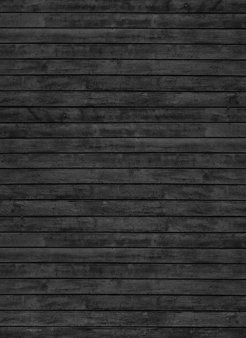 Charcoal Gray Wooden Floordrop - Azuri Backdrops