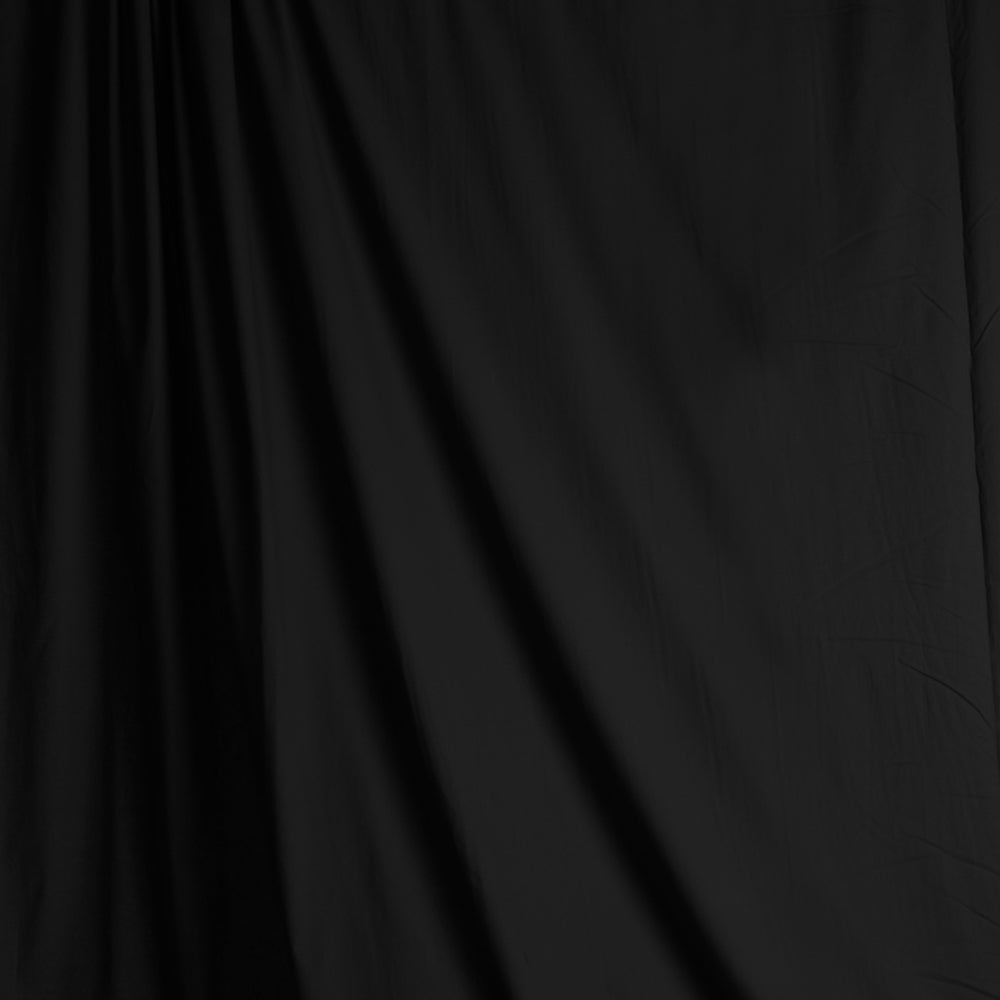 Black Pro Solid Muslin Backdrop