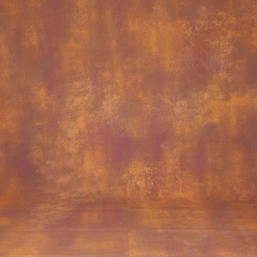 Canvas Rustic Orange Brown Painted Backdrop 515 - Azuri Backdrops