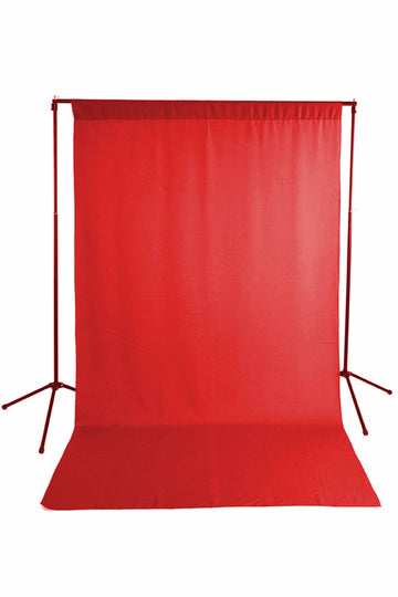 Red Solid Wrinkle Resistant Backdrop