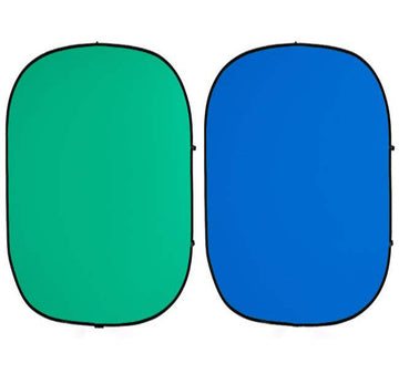 Chroma Green/Blue Collapsible / Twistflex Backdrop