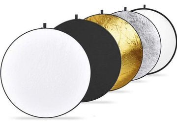 42 inch 5in1 Flexible Reflector ( silver, gold, black, white and translucent )